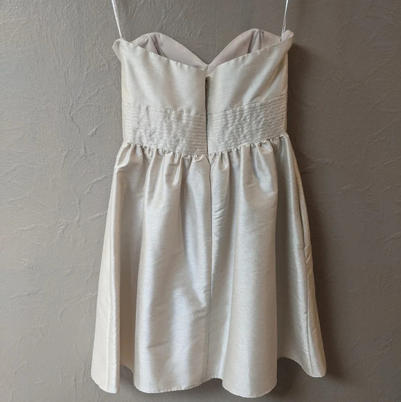 Alfred Sung Bridesmaid Cocktail Dress Style D540 Champagne size 4 - Picture 2 of 6